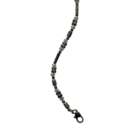 Brighton Gleam Clear and Silver Beaded Bracelet - Picture 4 of 5